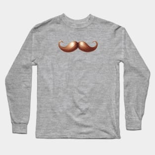 Mustache simple design Long Sleeve T-Shirt